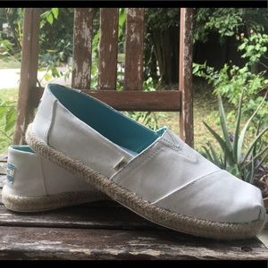 White Espadrille Toms